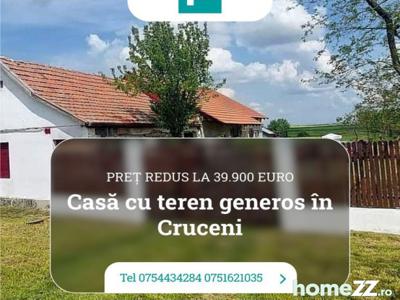 Casă cu teren generos în Cruceni