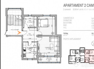 Apartament 2camere Schitul Duca, rate direct la dezvoltator