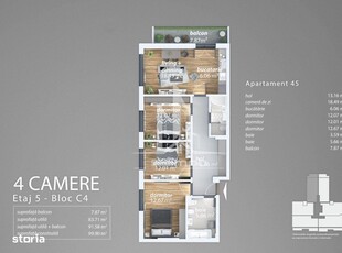 Apartament 3 camere Grădină Botanică