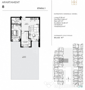 Apartament cu 2 camere semidecomandate in zona Iulius Mall!