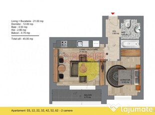 Apartament Studio - Popesti Leordeni -Metrou Berceni