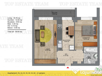 !!!Apartament 2 camere de in Popesti Leordeni langa Metrou