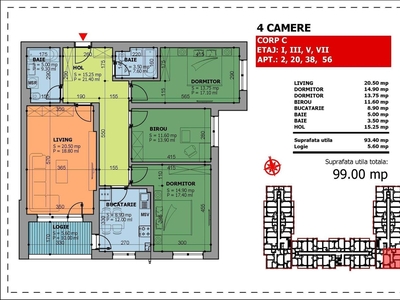 Apartament 3 camere Dristor, bloc 1984, etj 2\/8, la 5 min de metrou