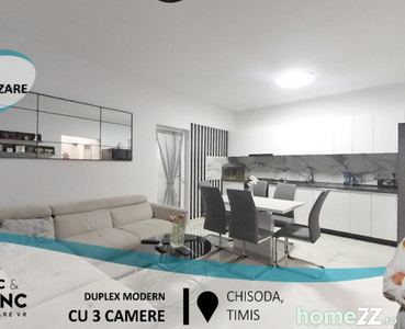 PREȚ REDUS Duplex modern cu 3 camere