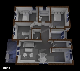 Zona str. Branduselor – casa tip duplex, semifinisata, complex nou