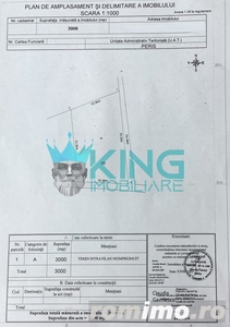 Teren intravilan 3000mp | Deschidere 43ml | Peris