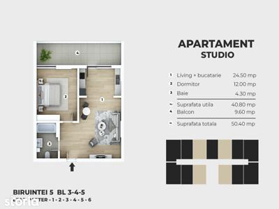 Berceni metrou, apartament 2 camere spatios