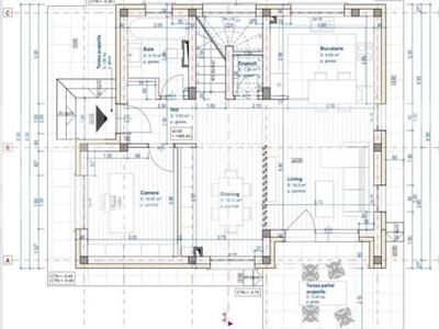 Casa individuala, 120 mp, 550 mp teren, Gilau