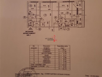 Apartament 2 camere Dristor, 2 camere semidecomandat la 2 minute de metrou