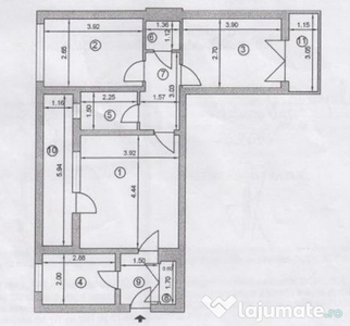 Apartament 3 camere - ETAJ 6 - zona ALEXANDRU OBREGIA