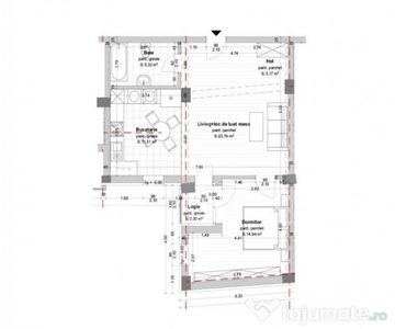 Oportunitate! Apartament 2 camere, Finisat, tva inclus