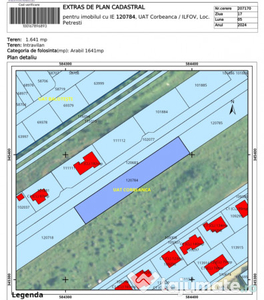 Teren intravilan 2300mp Petresti Corbeanca