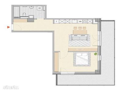 Apartament 2 camere, 58 mp, Zona Garii