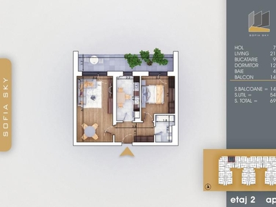 AP 2 CAMERE SPATIOASE,FINISAJE PREMIUM.METROU N. TECLU -COMISION 0%!