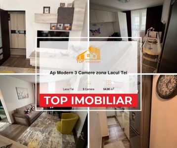 Ap Modern 3 Camere zona Lacul Tei