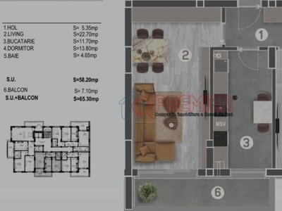 Delta Vacaresti 2 Camere Finalizat LUX - Oltenitei Piata Sudului