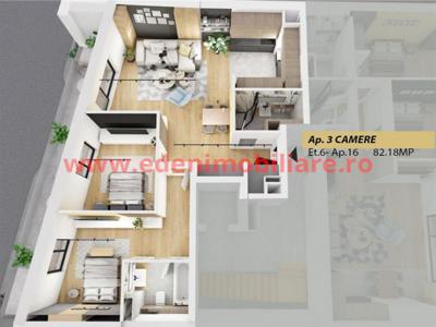 Apartament 3 camere de vanzare in Cluj, zona Semicentral, 156142 eur