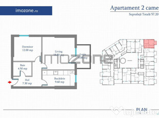 Apartament 2 Camere | 57 mp | Bloc Nou | Metrou Pacii / P...