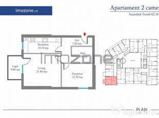 Apartament 2 Camere | 62 mp | Bloc Nou | Metrou Pacii / P...