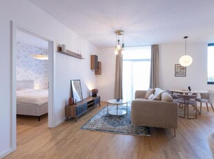 Apartament cu 2 camere de inchiriat, etaj 2, amenajat si mobilat lux, in ansamblul rezidential ISHO