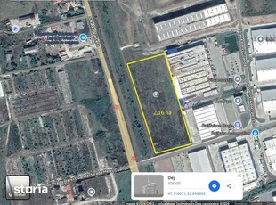 Teren 2,16 ha la intrare in Parcul Industrial Dej