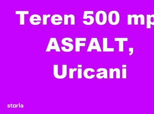 Teren 500 mp la ASFALT, Uricani