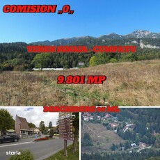 VANZARE TEREN INTRAVILAN SINAIA-CUMPATU Strada Zamora-9.801 mp-Comisio