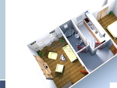 2 camere, decomandat, 40 mp, de vanzare apartament in zona Pacurari, MOARA DE FOC, Cod 153043