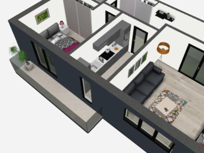 2 camere, decomandat, 52 mp, de vanzare apartament nou in zona Bucium, 800 m de Bulevard, Cod 129853