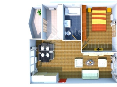 2 camere, decomandat, 61 mp, de vanzare apartament nou in zona Bucium, Visani - 1,5 km de Family Market, Cod 153163