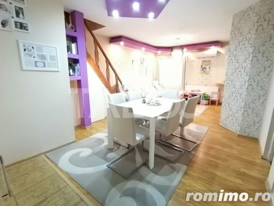 Apartament decomandat de vanzare 3 camere 87 mp mobilat Terezian Sibiu