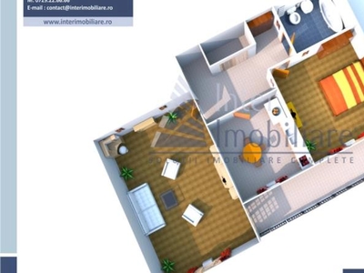 De vanzare apartament nou, 2 camere, decomandat, 65 mp, Copou, Al. Sadoveanu - Royal Town, Cod 153157