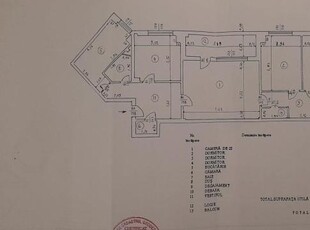 4 camere Calea Grivitei-Basarab ( 1980 -Reabilitat )