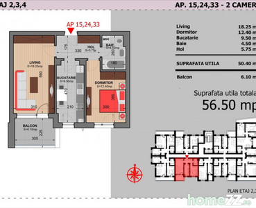 2 Camere Grand Arena Dezvoltator Fara Comision