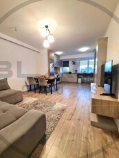 Apartament 2 camere, 55 mp, mobilat modern, terasa, parcare, Buna Ziua