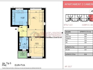 Apartament 2 camere Popesti Leordeni, 2 camere zona linistita