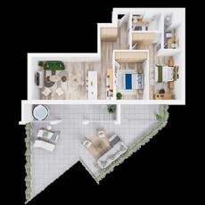 Apartament 3 camere in zona IULIUS MALL