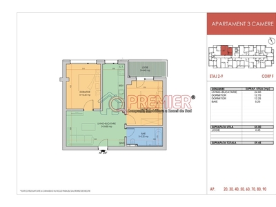 3 camere fix la Metrou Berceni - incalzire pardoseala