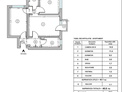 Apartament 3 camere Berceni Luica Ap 3 camere