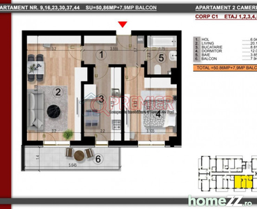 Discount 8500 euro la 2 camere la Metrou Berceni