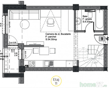 Apartament 3 camere in bloc nou