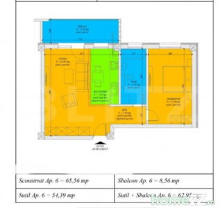 Apartament decomandat