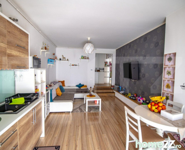 Apartment 3 camere spațios finisaje lux curte 57 mp Ghimbav