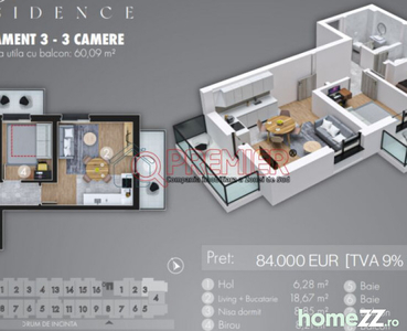 Metrou Berceni apartament 3 camere