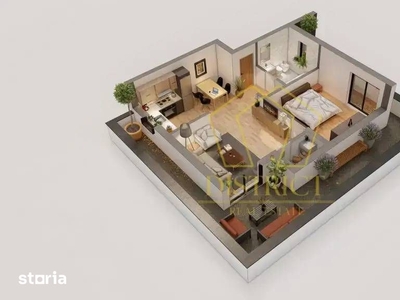 Penthouse cu 2 camere si terasa de 36mp | Dumbravita | Ikea