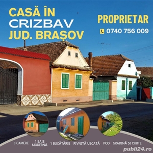Proprietar vând casă în Crizbav, jud. Brașov