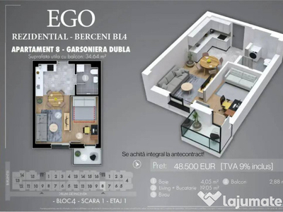 2 Camere - Tip 08 - EGO Berceni