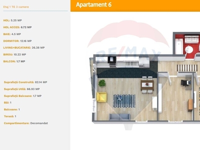 Apartament 3 camere vanzare in bloc de apartamente Bucuresti, Mihai Bravu