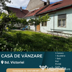 Casă de vânzare, Zona Bd. Victoriei, 288 mp curte