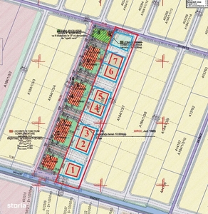 Teren pentru PUZ, 63 apartamente + 7 SAD, 7 parcele, IDEAL INVESTITIE